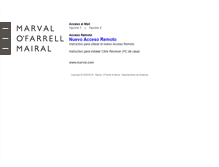 Tablet Screenshot of marvalnet.com.ar